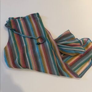 BECCA Colorful Striped Knit Fabric